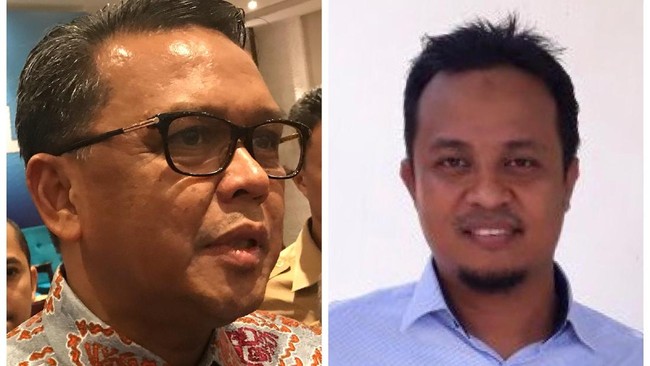 Ketua Umum PDIP Megawati Soekarno Putri mengumumkan pasangan calonb gubernur dan wakil gubernur Sulawesi Selatan, Nurdin Abdullan dan Andi Sudirman Sulaiman.