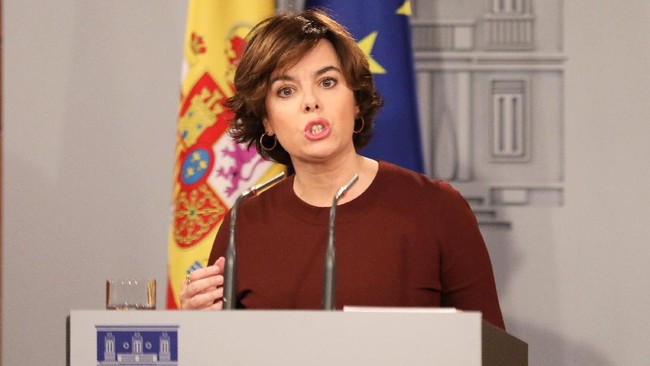 Wakil PM Spanyol kecewa dengan ketidakjelasan Presiden Catalonia mengenai konfirmasi kemerdekaan. Ia pun kembali mengingatkan tenggat waktu klarifikasi.