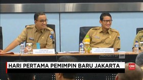 VIDEO: Hari Pertama Pimpin Jakarta, Anies-Sandi Keliling