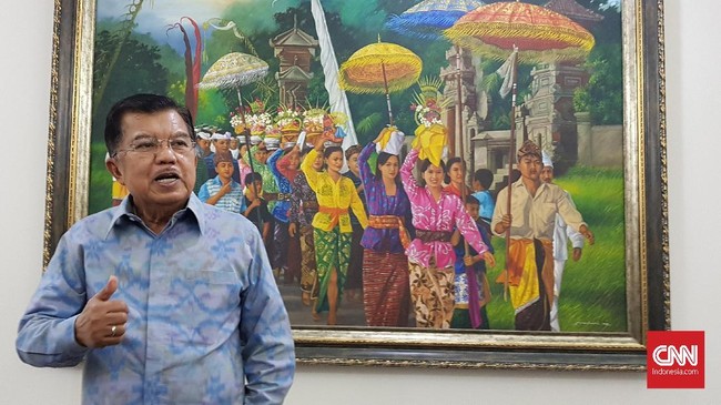 Wakil Presiden Jusuf Kalla (JK) bertolak ke Bali pada Rabu (10/10) pagi untuk memberikan pidato pada pertemuan International Monetary Fund (IMF).