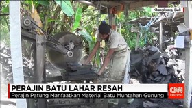 Perajin Batu Lahar Terancam Tak Bisa Produksi