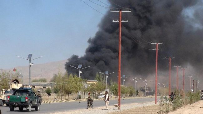 Taliban Serang Markas Polisi Afghanistan, 40 Orang Tewas