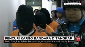 VIDEO: Pencuri Barang Kargo Bandara Soetta Ditangkap