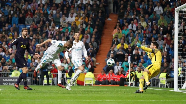 Real Madrid ditahan imbang Tottenham Hotspur 1-1 pada laga Grup H Liga Champions di Stadion Santiago Bernabeu, Selasa (17/10) malam waktu setempat.