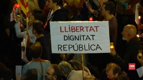 VIDEO: Catalonia Berkukuh Deklarasi Kemerdekaan