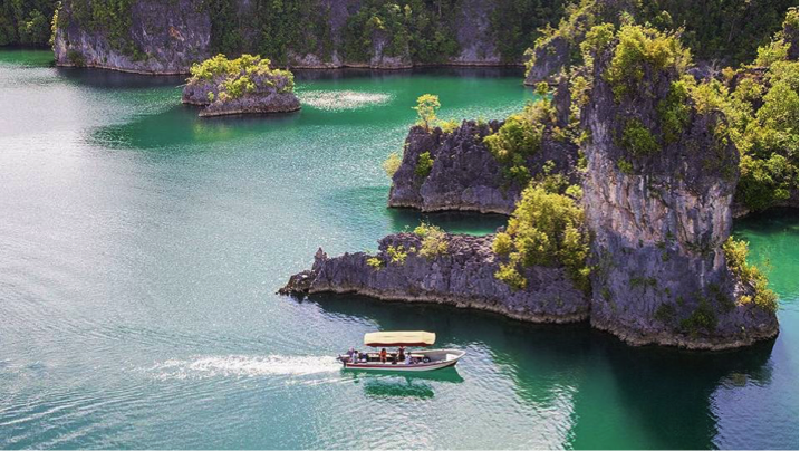 Keindahan alam bahari Raja Ampat terus dipromosikan ke dunia. 