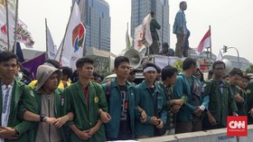 Mahasiswa-Buruh Beri Kado Tuntutan di 'Ultah' ke-3 Jokowi-JK