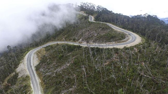 Konstruksi Jalan Jayapura-Wamena Rampung Akhir 2018