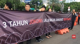 Warna-warni Tuntutan pada Demo 3 Tahun Jokowi-JK