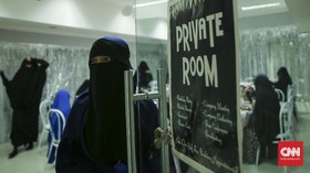 FOTO: Fenomena Niqab Squad di Indonesia
