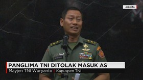 Panglima TNI Dilarang Memasuki AS
