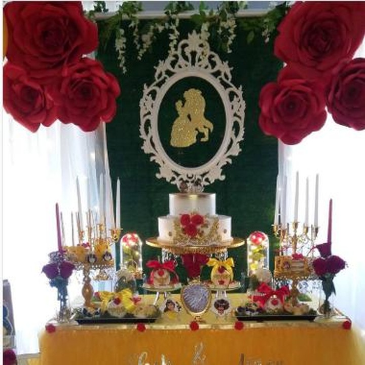 <p>Nah, untuk penyuka Disney Princess, Beauty and The Beast bisa jadi pilihan menarik. (Foto: Instagram/kreativedecor)</p>