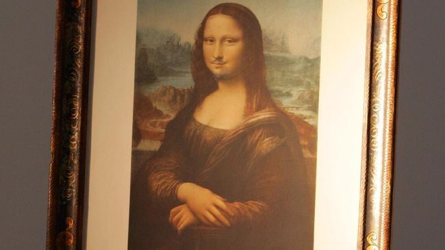 Lukisan Mona Lisa Berkumis Terjual Rp10 Miliar