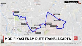 VIDEO: Hindari Macet, Transjakarta Rekayasa Enam Rute