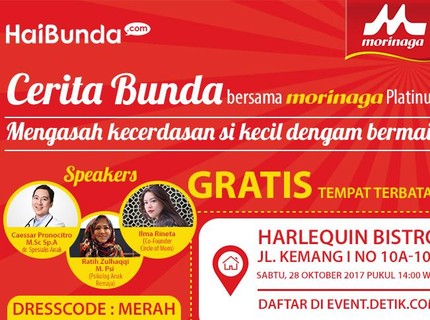 Yuk Ikut 'Cerita Bunda' tentang Asah Kecerdasan Anak dengan Main