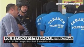 Polisi Tangkap 14 Tersangka Pemerkosaan