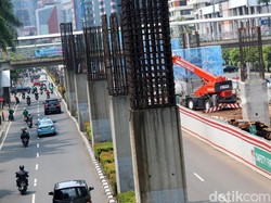 Sikap 6 Gubernur DKI soal Tiang Monorel Mangkrak