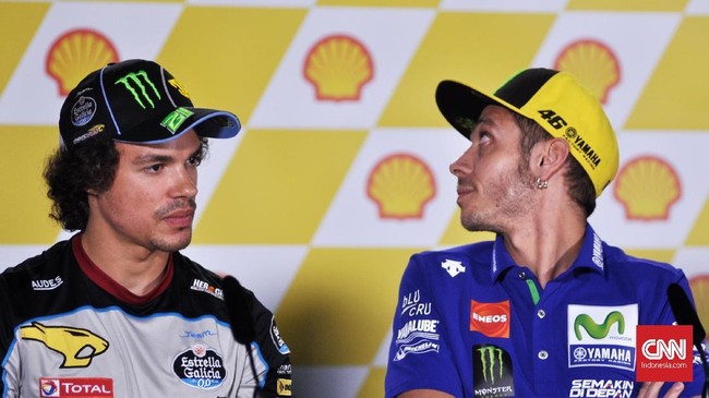 Pebalap veteran MotoGP Valentino Rossi tidak berharap berada satu lintasan dengan murid-muridnya, seperti Franco Morbidelli dan Francesco Bagnaia.