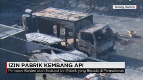 Polemik Perizinan Pabrik Kembang Api di Tangerang