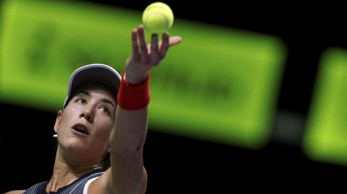 FOTO: Garbine Muguruza Gagal Rebut Gelar 'Ratu Tenis'