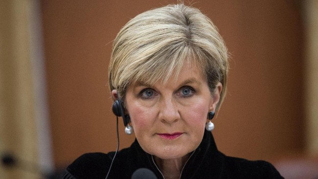Julie Bishop, Menteri Luar Negeri mengundurkan diri dari kepemimpinan Scott Morrison, Perdana Menteri Australia yang baru dilantik dua hari terakhir ini.