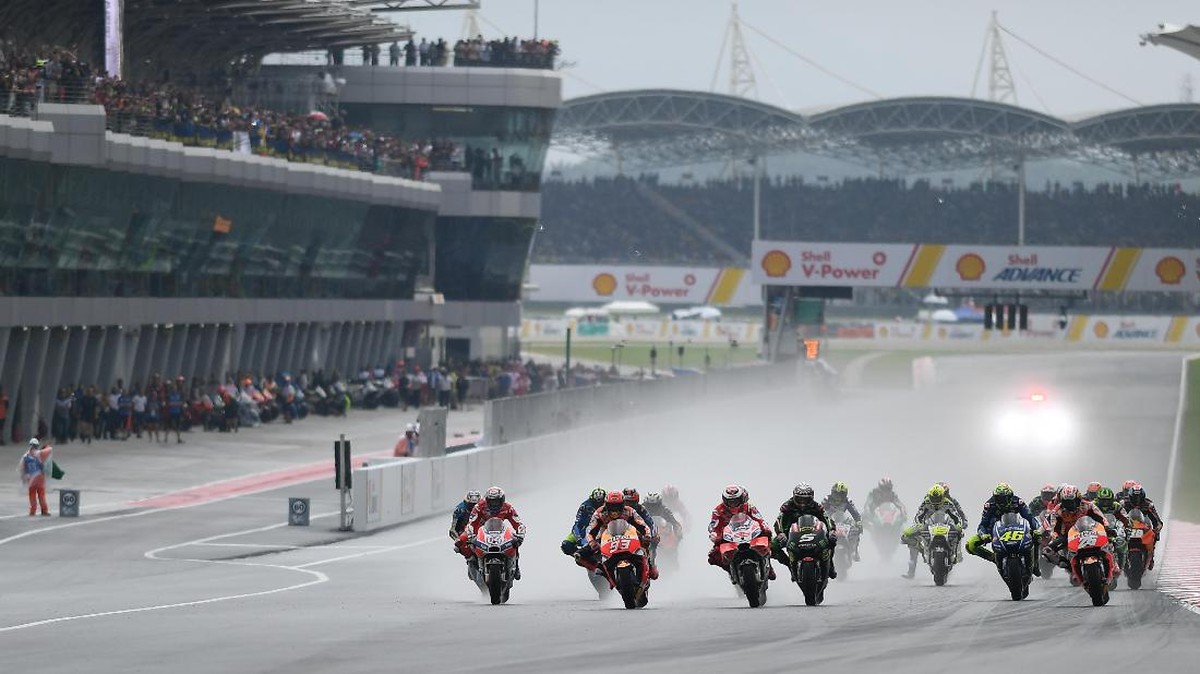 FOTO: Dovizioso Rusak Pesta Marquez di MotoGP Malaysia