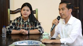 Jokowi Tak Pusing Soal Hujan di Pernikahan Kahiyang-Bobby