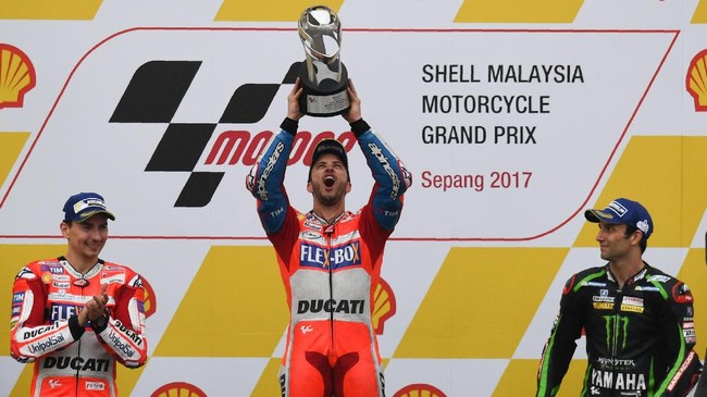 FOTO: Dovizioso Rusak Pesta Marquez di MotoGP Malaysia