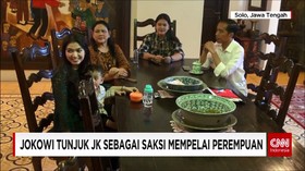 JK Ditunjuk Sebagai Sebagai Saksi Kahiyang Ayu
