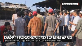 Kapolres Undang Warga ke Pabrik Kembang Api