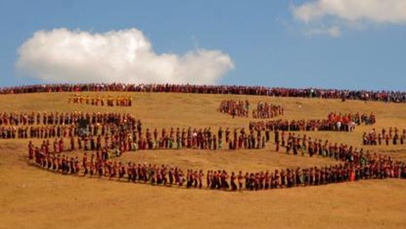 Total 6.000 Penari Tarian Likurai sukses bikin bangga Kabupaten Belu, Nusa Tengggara Timur. 