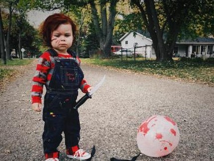 Gemas! Penampilan si Kecil dalam Balutan Kostum Halloween