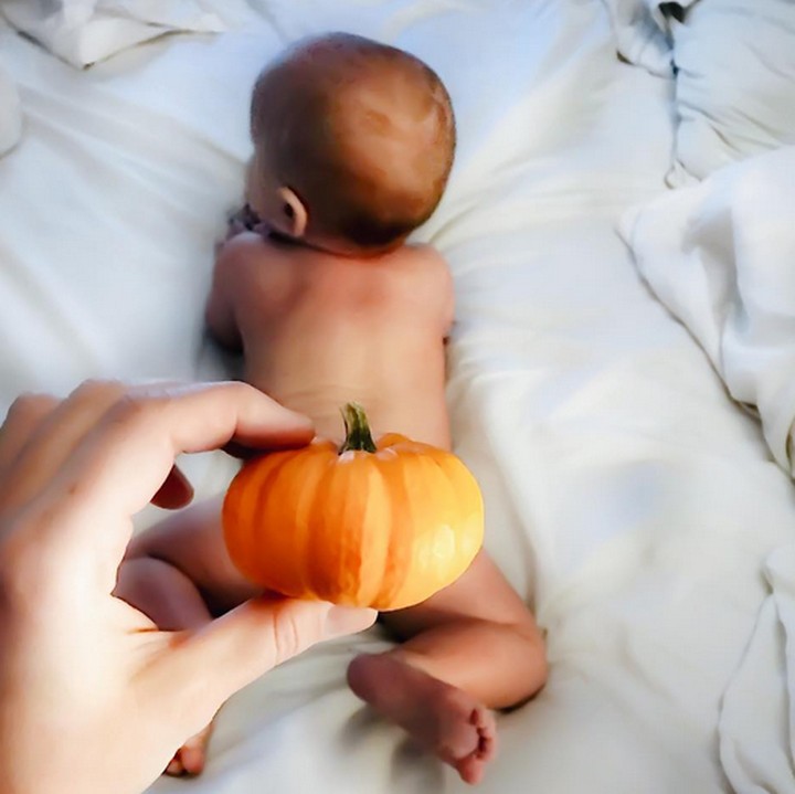 <p>Pumpkin dan si pemakainya sama-sama imut. Gemas! (Foto: Instagram/ @thesidewayhouse)</p>