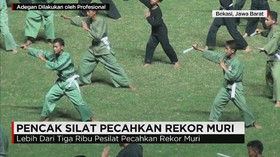 Ribuan Pesilat Asal Bekasi Pecahkan Rekor MURI