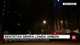 VIDEO: Ambon Dihantam Rentetan Gempa