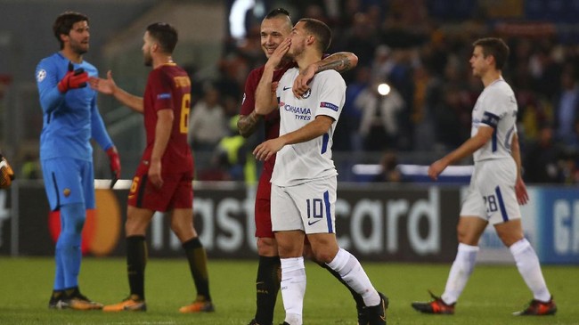 FOTO: AS Roma Hancurkan Chelsea