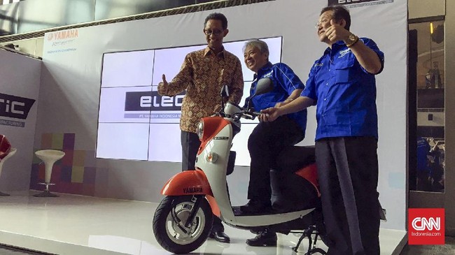 FOTO: Lebih Dekat dengan Skuter Listrik Yamaha E-Vino