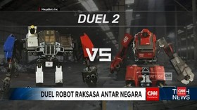 VIDEO: Duel Robot Raksasa Terbesar di Dunia