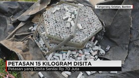 Pemusnahan Petasan Senilai Rp 70 Juta