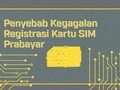 Penyebab Kegagalan Registrasi Kartu SIM Prabayar