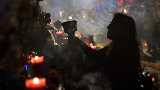 Pesta Kebangkitan Arwah Dua Malam di Meksiko