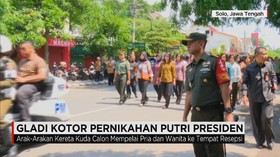 Gladi Kotor Pernikahan Putri Jokowi