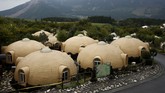FOTO: Bermalam di Kubah Tahan Gempa Jepang memang selalu memiliki inovasi. Setelah hotel kapsul, di sana juga ada hotel berbentuk kubah yang tahan gempa.