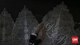 FOTO: Ukir Jawa di Pernikahan Kahiyang-Bobby