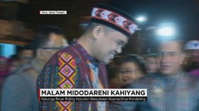 Prosesi Midodareni Kahiyang-Bobby Berlangsung Lancar