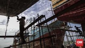 Foto: Mengintip Potensi Besar Industri Galangan Kapal