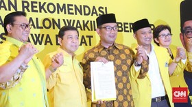 Golkar Resmi Deklarasikan Duet Ridwan Kamil-Daniel Mutaqien