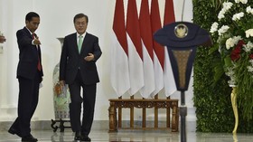 Jokowi dan Presiden Korsel Desak Korut Patuhi DK PBB