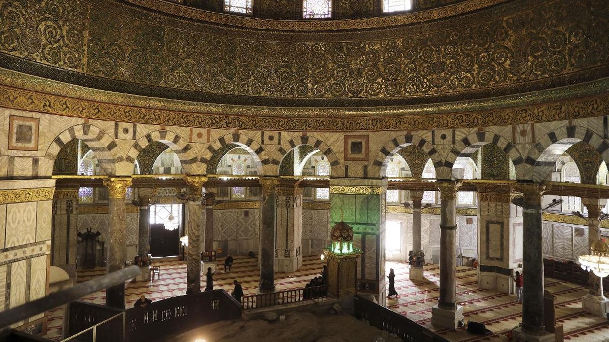 FOTO: Merawat Kisah Sejarah Dome of the Rock