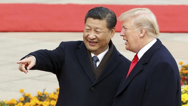 Presiden AS Donald Trump mengklaim bisa mencapai kesepakatan dagang dengan China dalam empat minggu ke depan. Artinya, 'perang' keduanya akan berakhir.